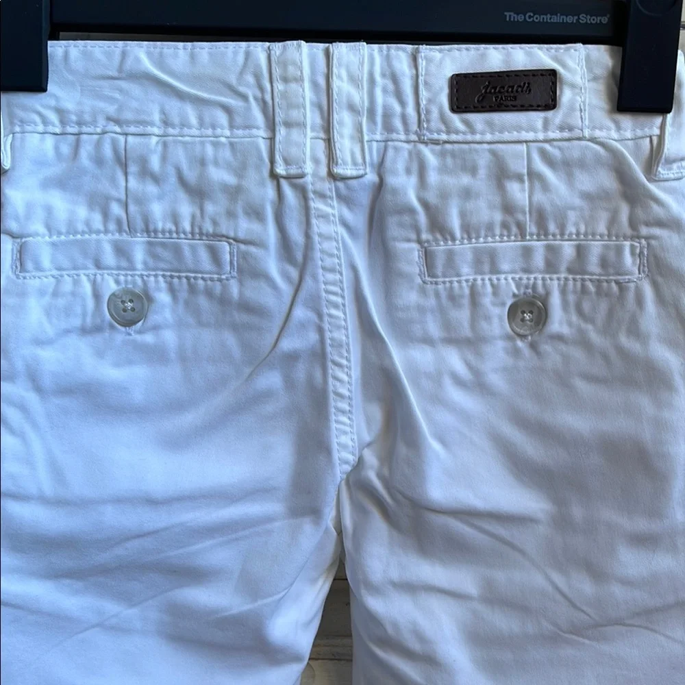 Jacadi White Cotton Shorts
